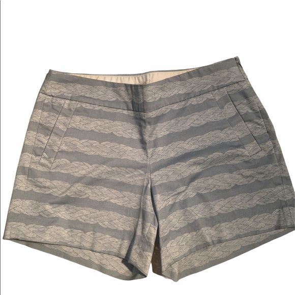 ⭐️J.Crew Stretch Shorts Nautical Rope Side Zipper⭐️ - Picture 12 of 12